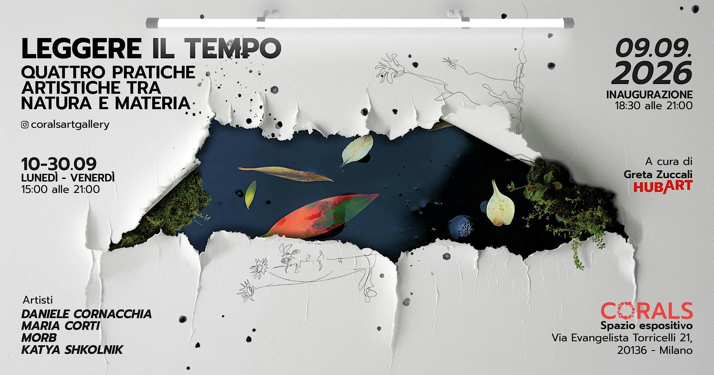 Leggere il tempo | Inaugurazione mostra d'arte Milano