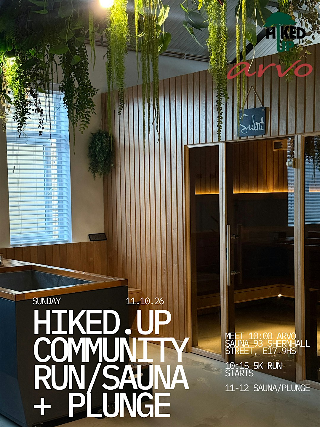 hiked.up x arvo sauna
