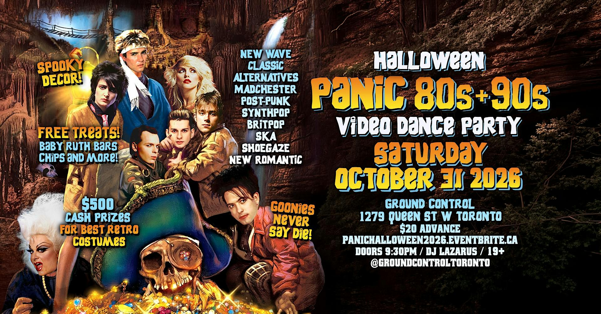 PANIC: 80s/90s Halloween Video Dance Party w/ DJ Lazarus
