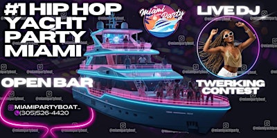 YACHT PARTY MIAMI | LIT BOOZE CRUISE| UNLIMITED FREE DRINKS |TWERK CONTEST