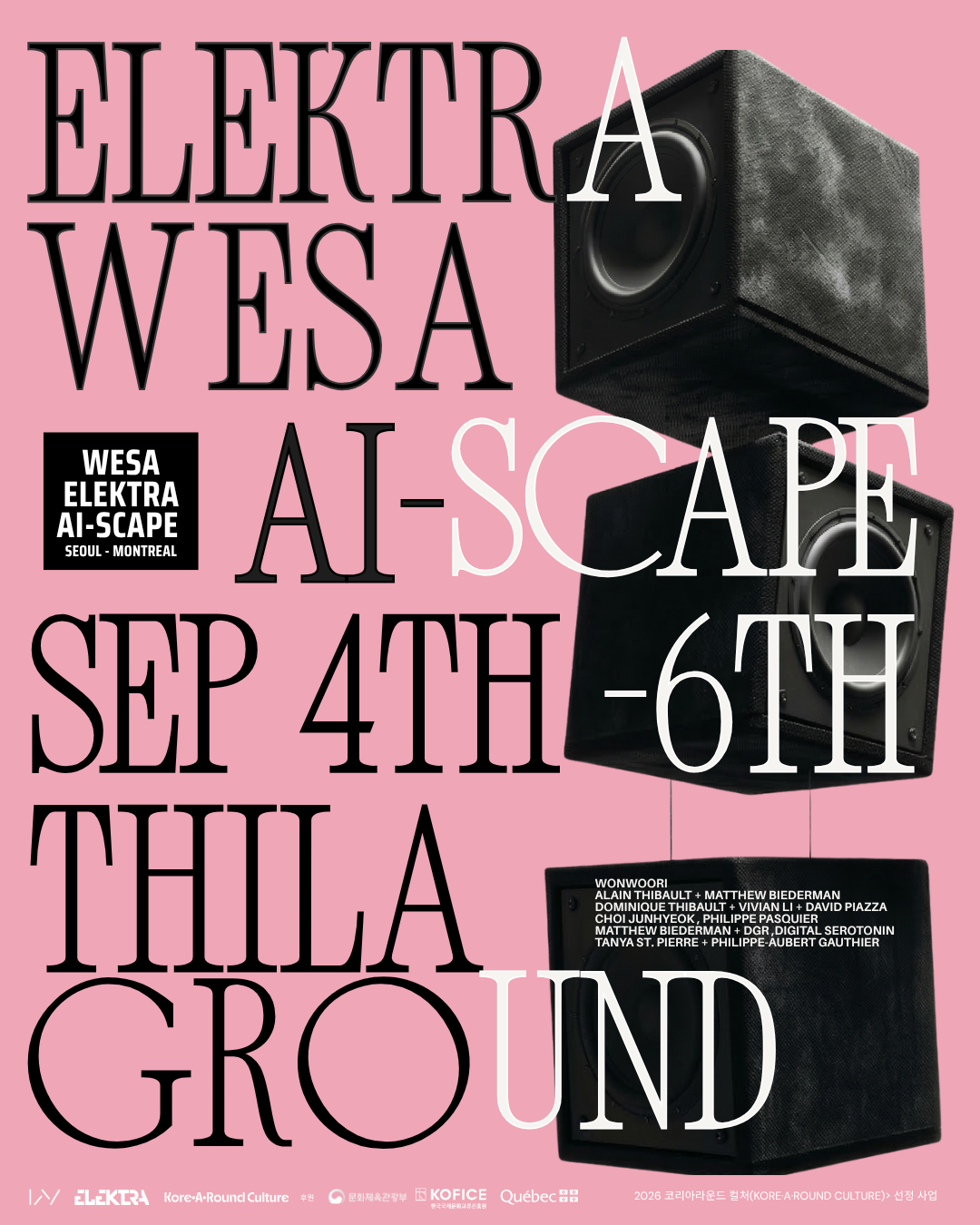 WeSA X ELEKTRA 'AI-SCAPE'