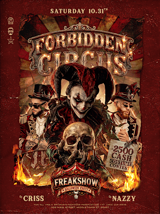 FORBIDDEN CIRCUS |  Halloween Party