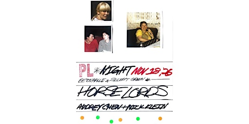 Psychic Liberation Night: Horse Lords + Audrey Chen & Nick Klein