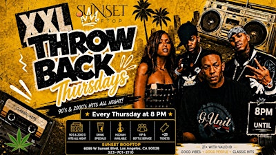 Throwback Thursdays at Sunset Rooftop