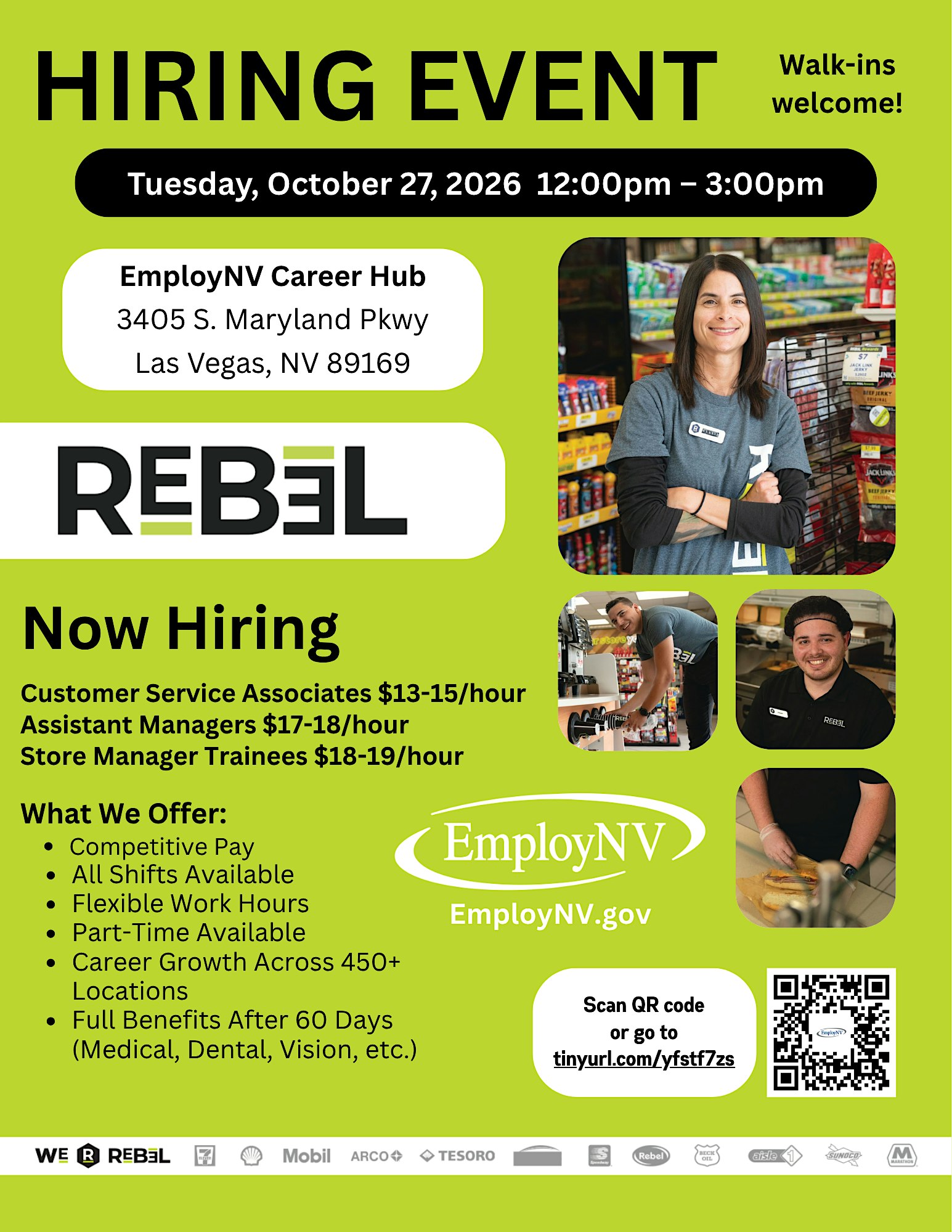 Rebel Stores Hiring Event - Las Vegas