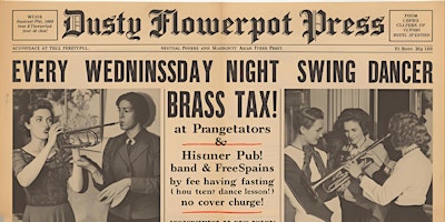 BRASS TAX at the PRINCETON PUB FIRST WEDNESDAY OF EACH MONTH