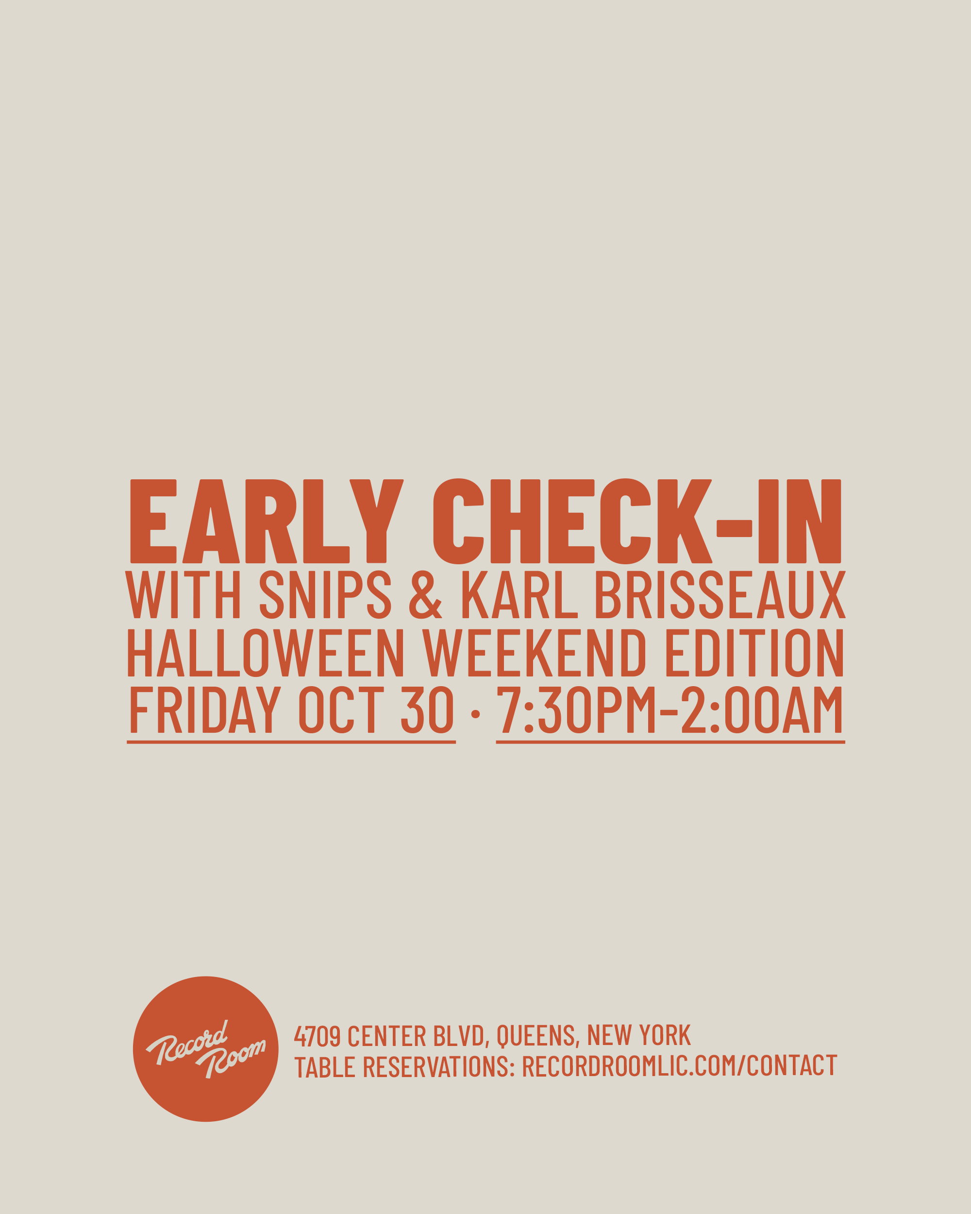 Early Check In Halloween Special