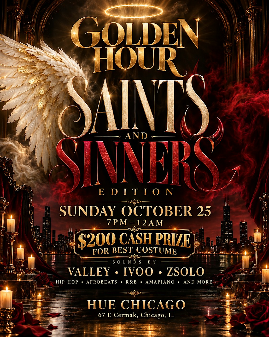 GOLDEN HOUR: SAINTS AND SINNERS EDITION CHICAGO