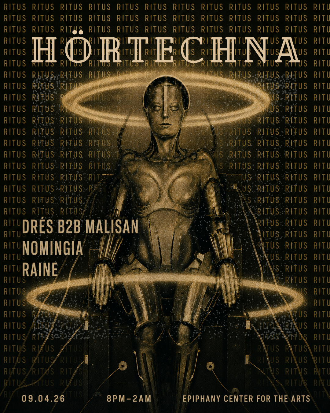 Hörtechna- Ritus II Techno Afterparty (Nomingia, Raine, Drés b2b Malisan)