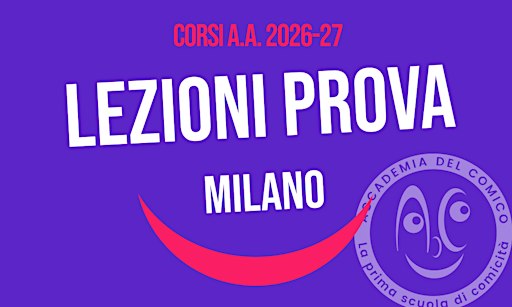 LEZIONI PROVA corsi Accademia del Comico Milano