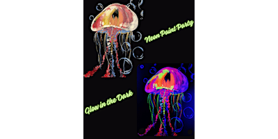 Electric Neon Jellyfish - Paint and Sip in Orlando | Classpop!™