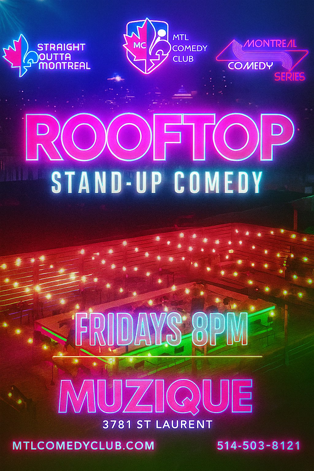 ROOFTOP  STAND-UP COMEDY SHOWS ( FRIDAYS ) | ENGLISH STAND-UP COMEDY