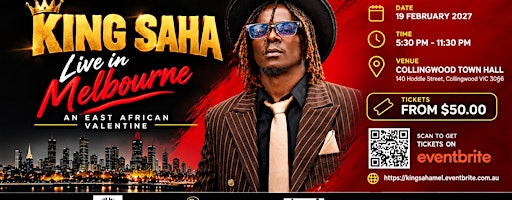 KING SAHA Live in Melbourne – Presented by AYAGA Events