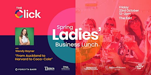 The Click East Auckland  Ladies Business Spring Lunch with Wendy Rayner