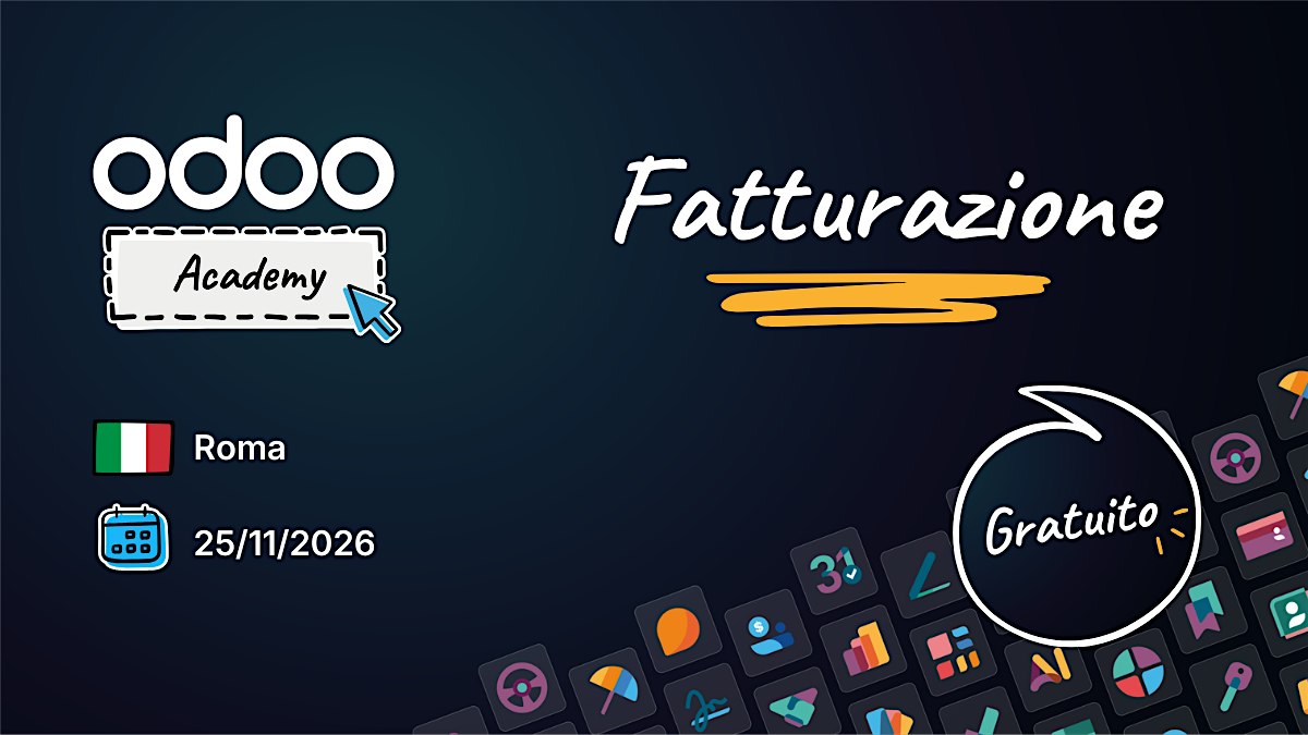Odoo Academy Fatturazione - Roma