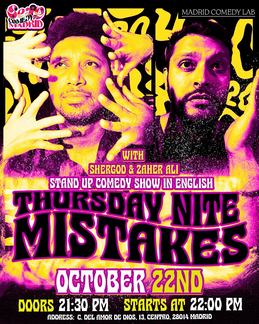 Thursday Nite Mistakes-Stand Up Comedy In English!