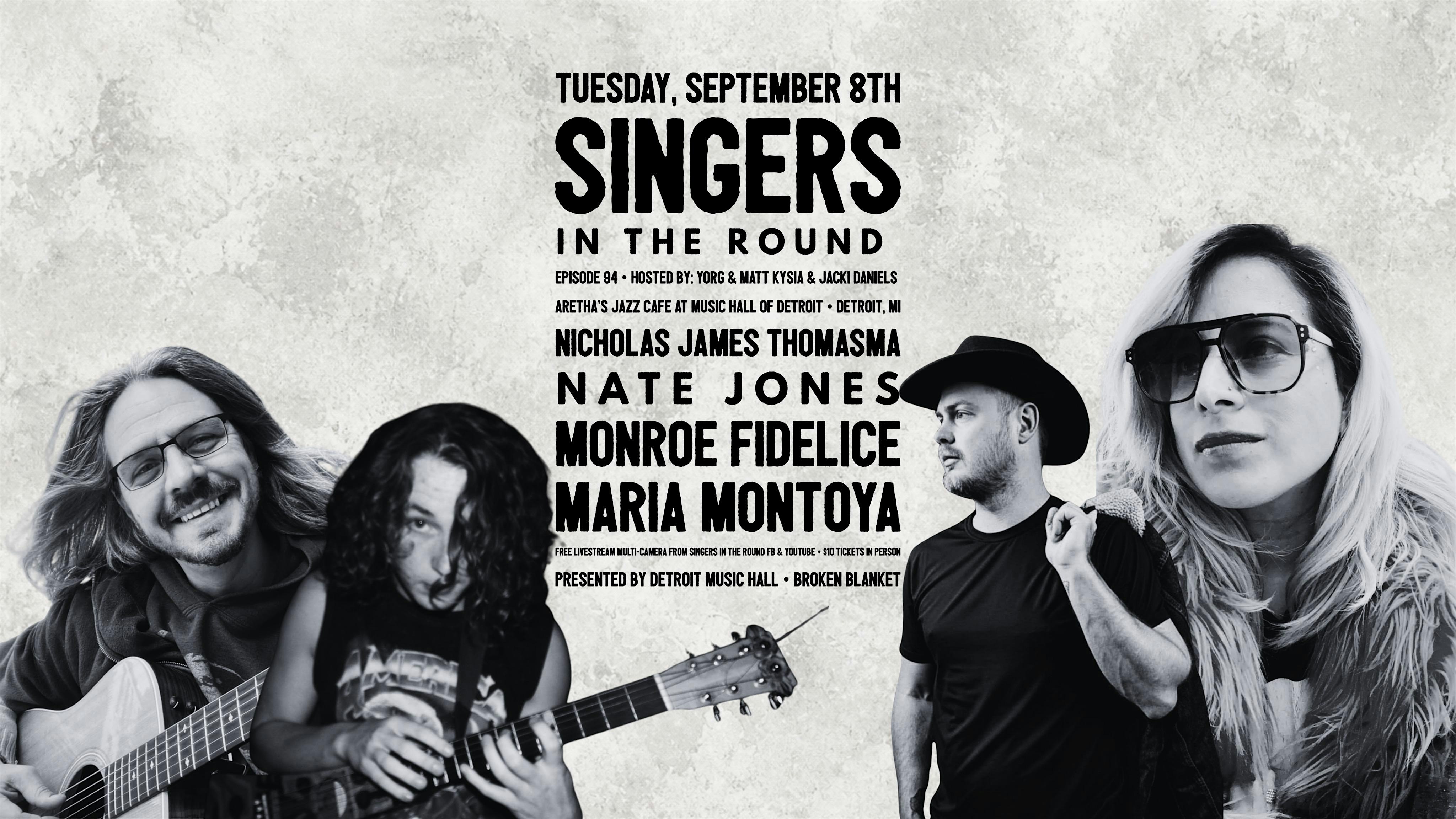 Singers In The Round 94 • Songwriters Showcase • Live From Aretha’s