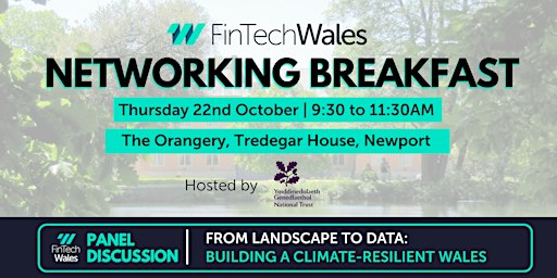 FinTech Wales October Networking Breakfast - From Landscape to Data
