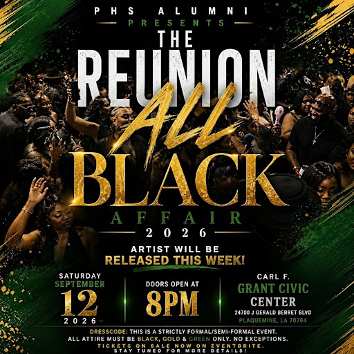 THE REUNION: PHS ALL BLACK AFFAIR 2026