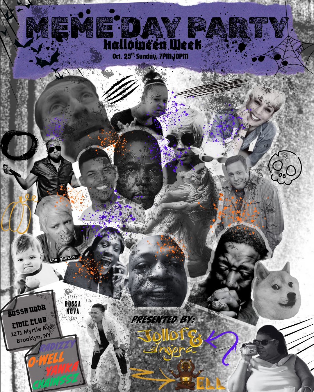 MEME DAY PARTY: O-Well/Jollof&Ingera