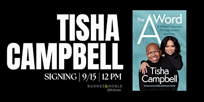 Signing with Tisha Campbell for THE A WORD @ B&N 5th Ave, NYC!