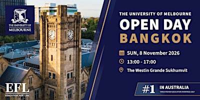 The University of Melbourne Open Day Bangkok 2026