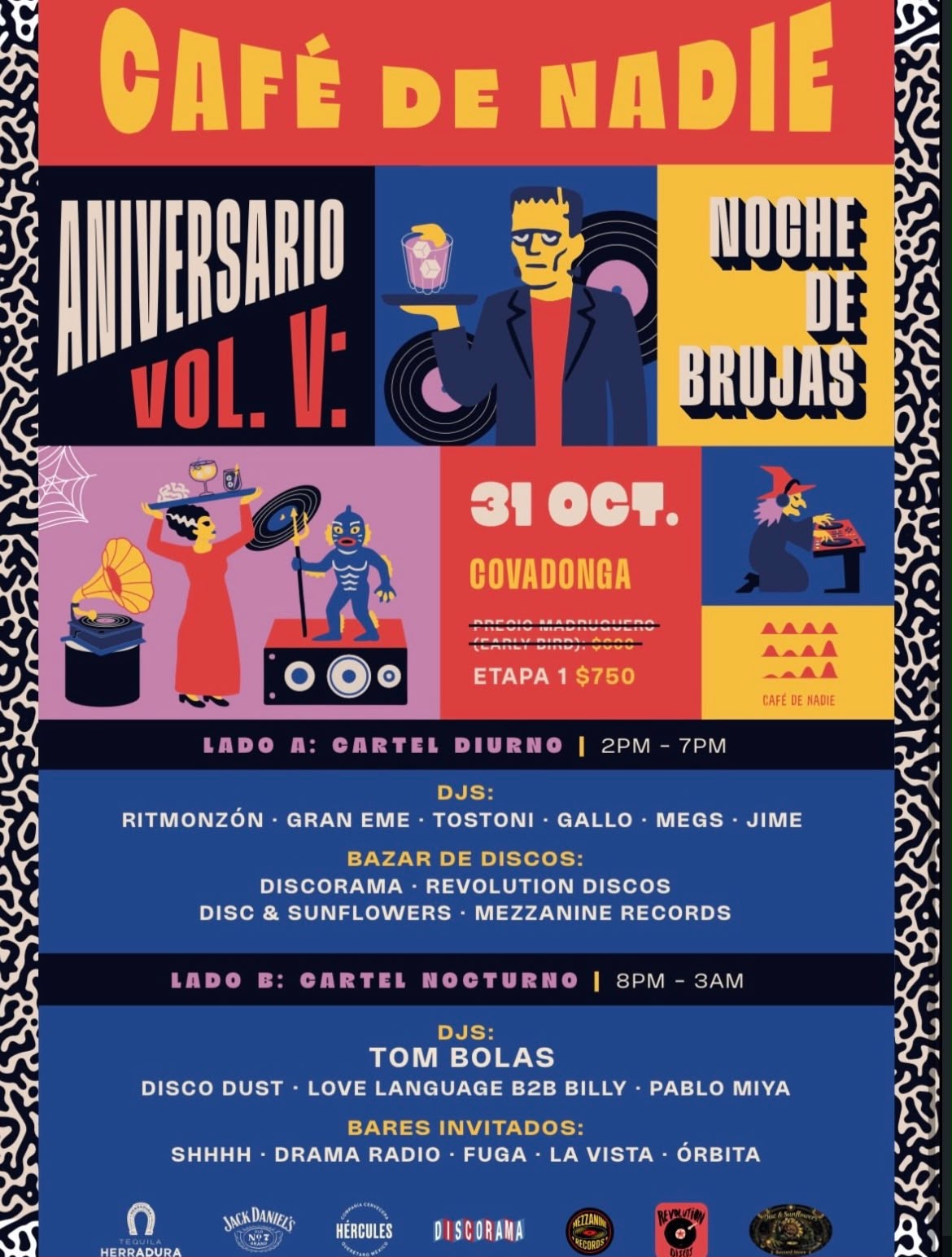 Café de Nadie Aniversario Vol. V: Noche de Brujas