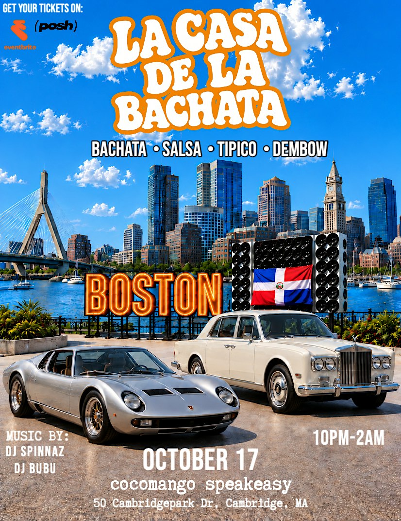 BOSTON BACHATA PARTY Cocomango Speakeasy Cambridge | La Casa de la Bachata