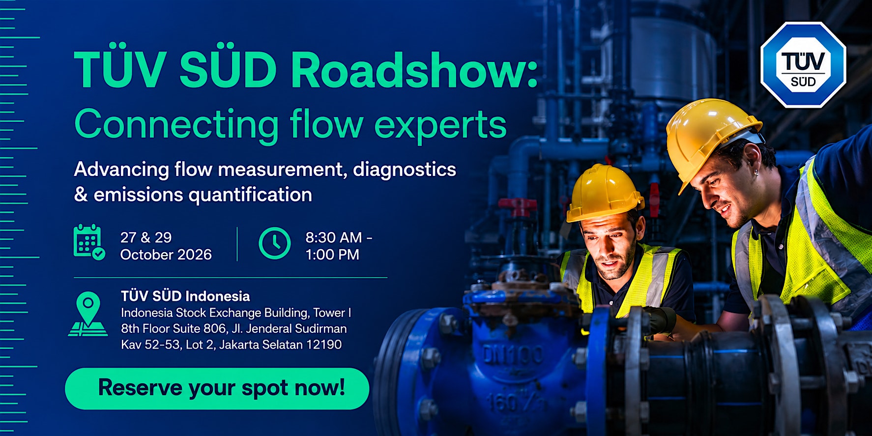 TÜV SÜD Roadshow: Connecting flow experts Jakarta Indonesia