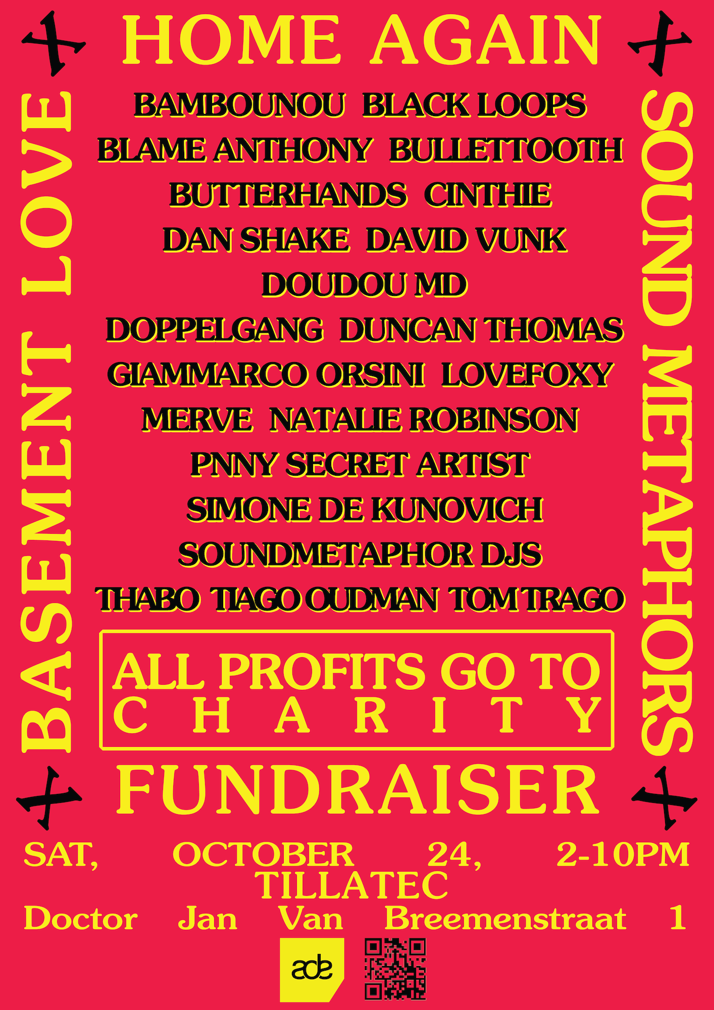Home Again x Sound Metaphors x Basement Love Fundraiser