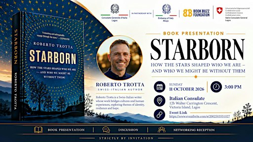 Book presentation of "Starborn" by Roberto Trotta