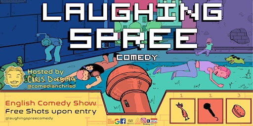 Laughing Spree: English Comedy on a BOAT (FREE SHOTS) 24.09.