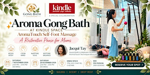Aroma Gong Bath — A Restorative Pause for Mums