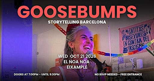 Storytelling Barcelona: GOOSEBUMPS Edition