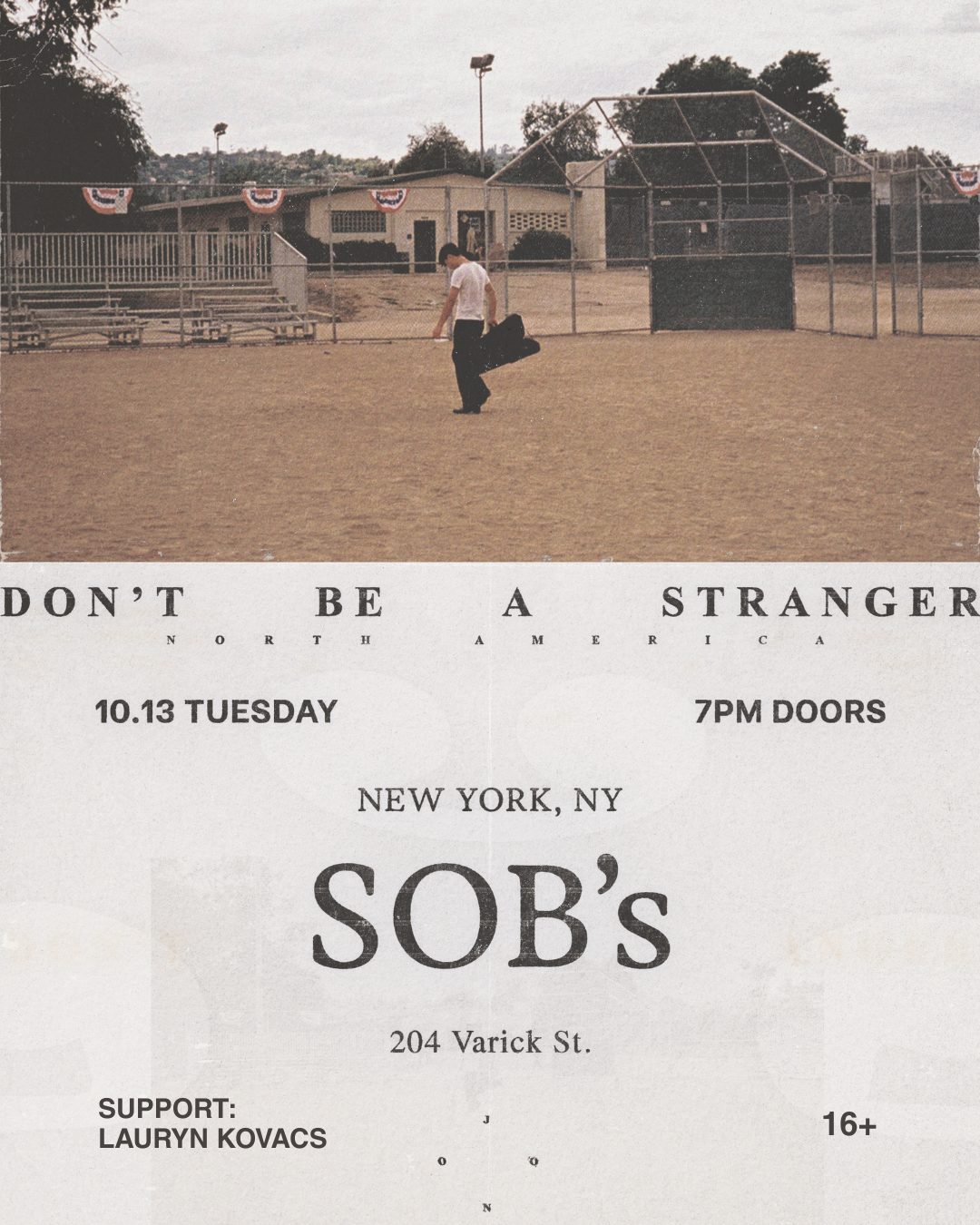 Joon: Don't Be A Stranger Tour