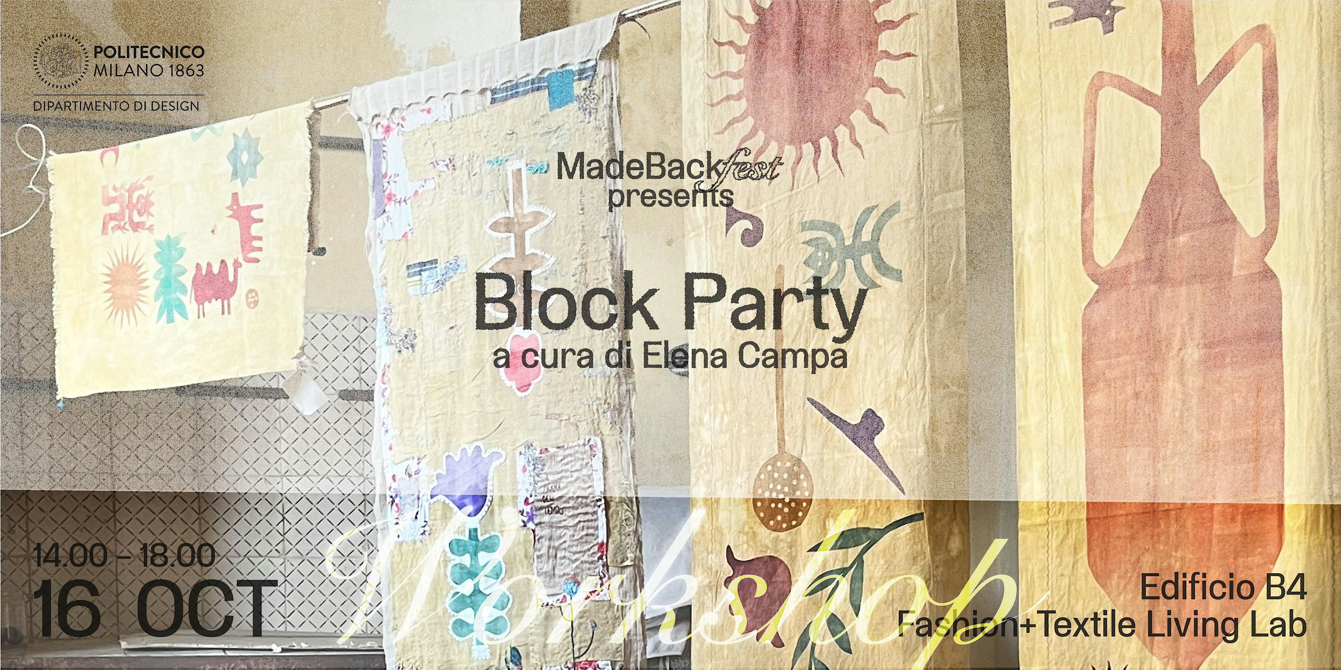 MadeBack - Block Party by Elena Campa