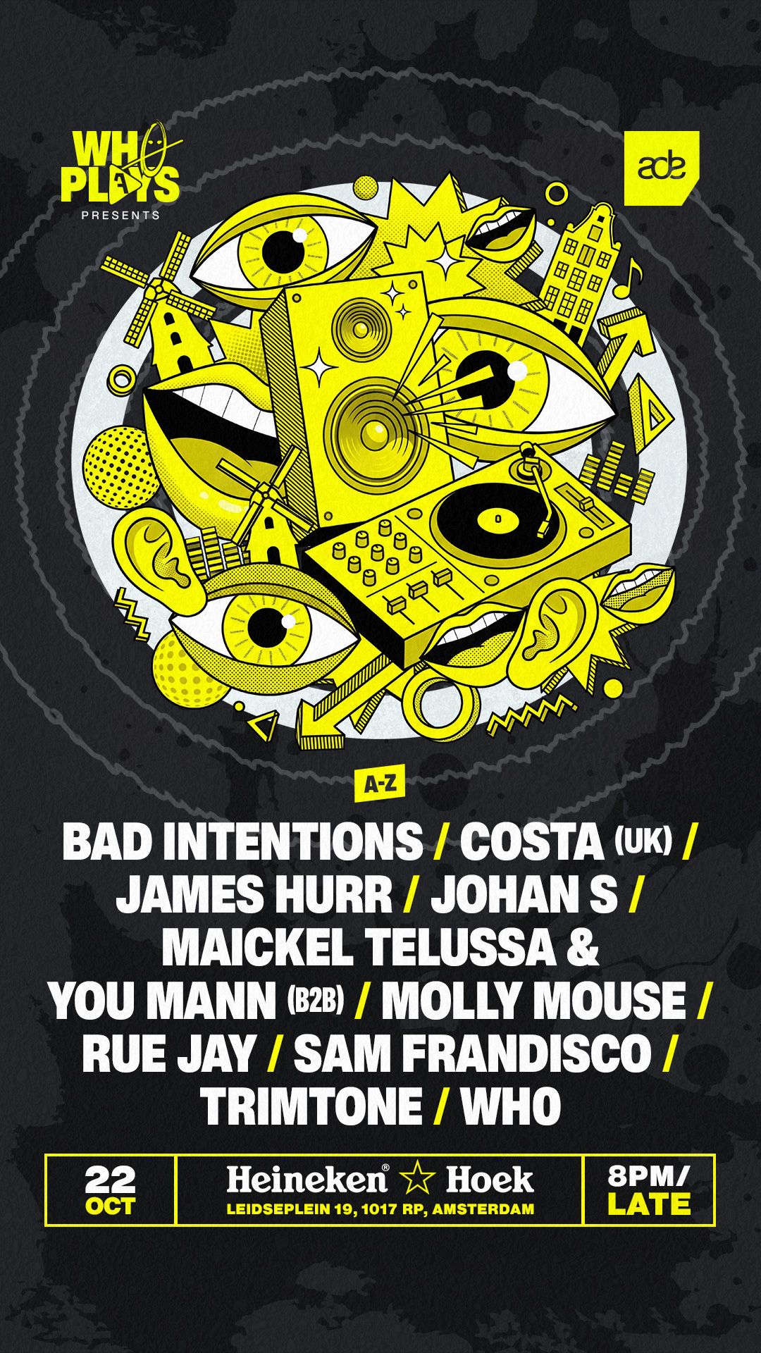 WHO Plays x ADE