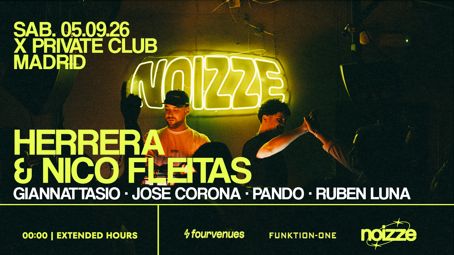 NOIZZE W/ HERRERA & NICO FLEITAS (FREE ENTRY)