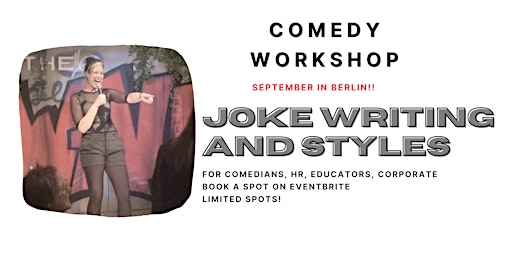 COMEDY WORKSHOP for Anyone! Focus on Joke Writing