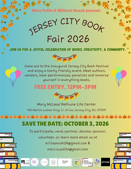 The Jersey City Book Fair: Produced by Marc Polite & Millicent Ansah