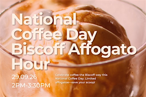 National Coffee Day: Biscoff Affogato Hour