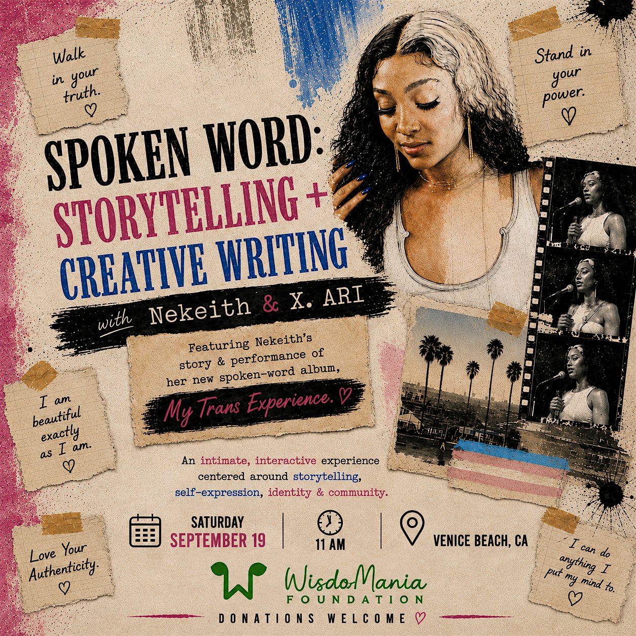 Spoken Word: Storytelling + Creative Writing Experience