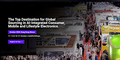 Global Sources Consumer Electronics – October 2026
