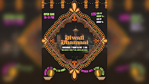 Diwali Dhamaal by Desi Vibes Seattle