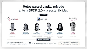 Retos para el Capital Privado ante la SFDR 2.0 y la sostenibilidad