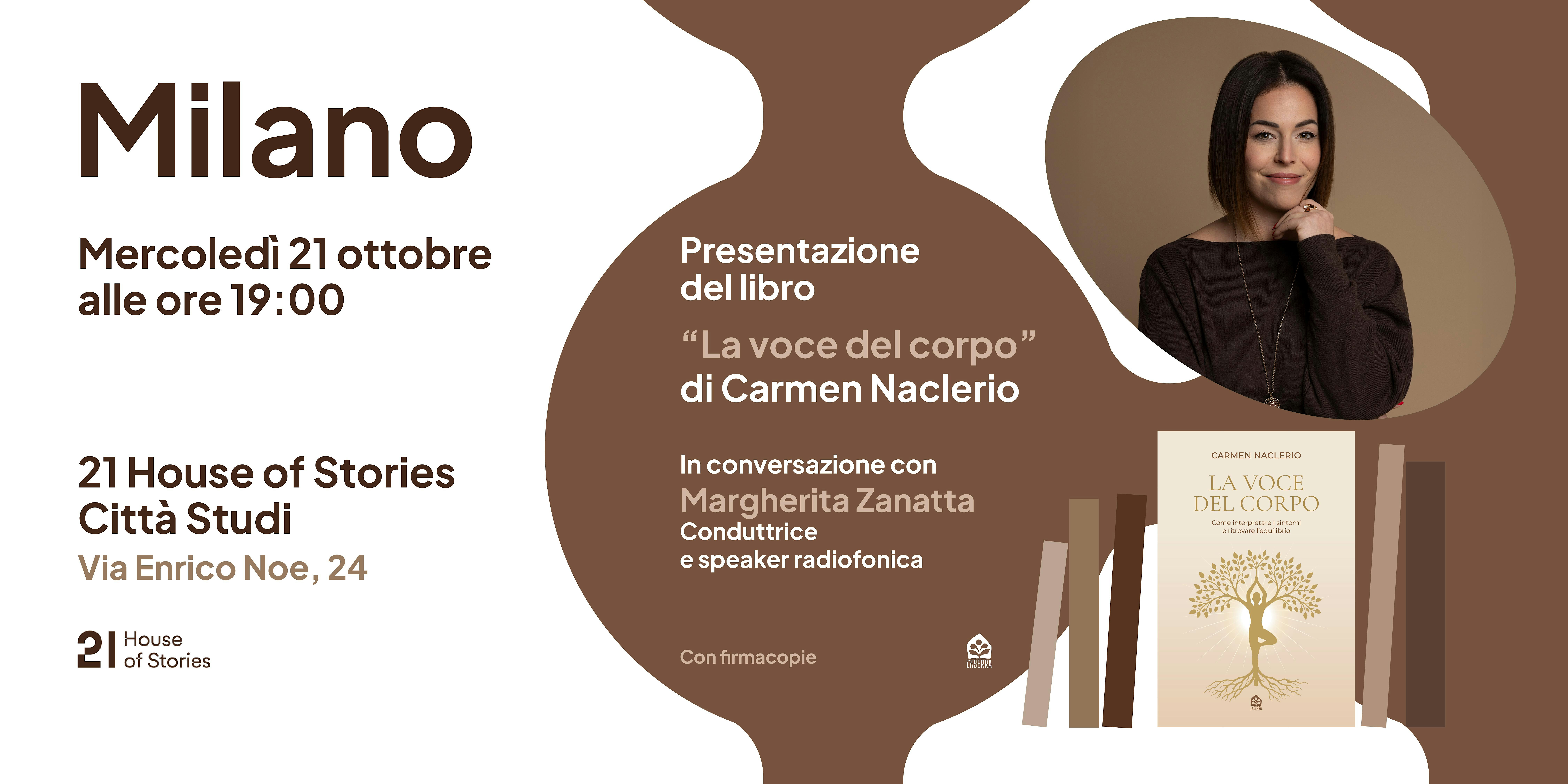 Presentazione del libro "La voce del corpo" di Carmen Naclerio