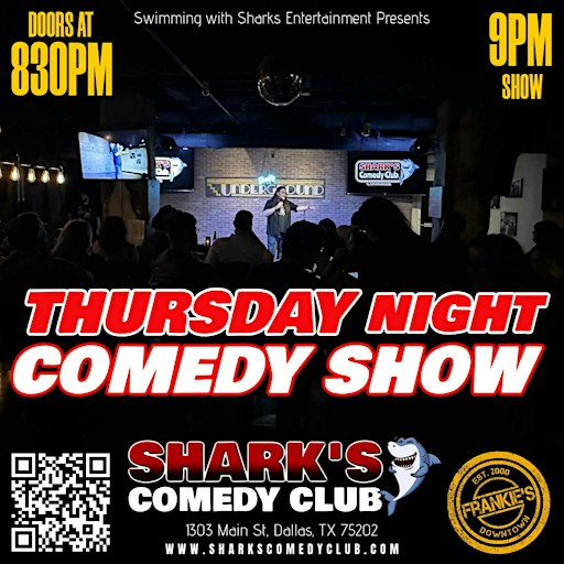 Shark's Comedy Club | Thursday Night Comedy Show 9PM