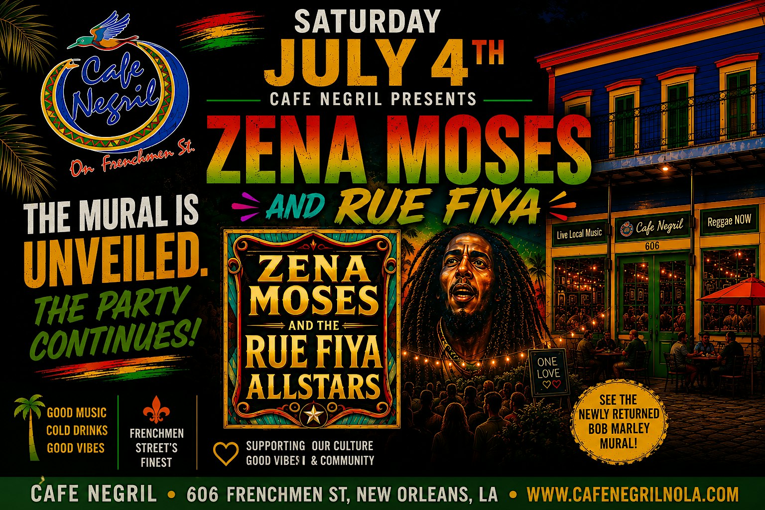 Zena Moses and The Rue Fiya Allstars