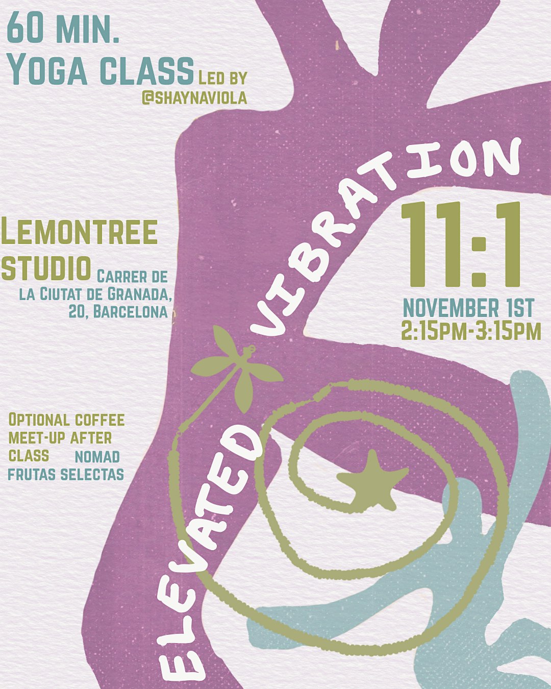 Yoga Event - 11:1 ELEVATED VIBRATIONS