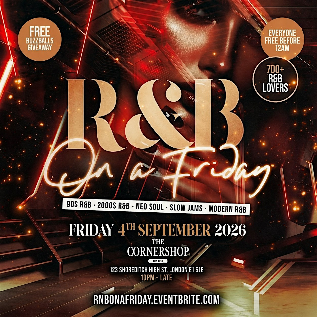 R&B On A Friday - Shoreditch Free RnB Party